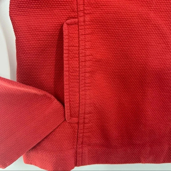 Eileen Fisher Notch Collar Waffle Textured Blazer Jacket Button Up Front Sz PS - Picture 3 of 10